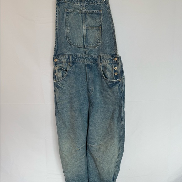We The Free Women's Blue Jeans Overalls - Picture 2 of 4